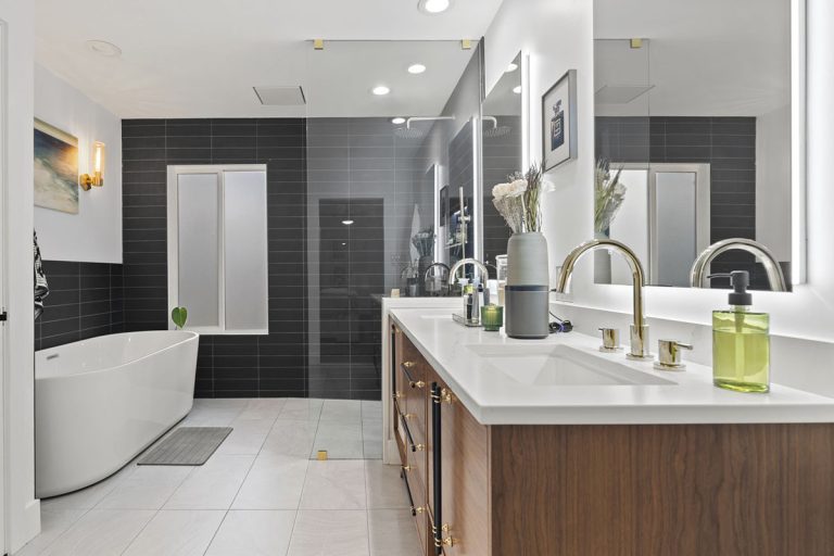 modern bathroom vanity in woodbridge virginia